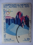 Stamps Italy -  Campeonato del Mundo Esquí Alpino F.I.S. 1970.