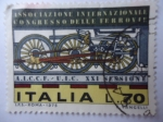 Stamps Italy -  Asociación Internacional Congreso de Ferrocarriles.