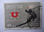 Stamps Italy -  Juegos de Invierno 1966