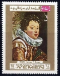 Stamps Yemen -  Fransesco IV Gonzaga' by Rubens