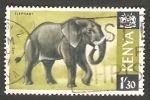 Sellos de Africa - Kenya -  29 - Elefante