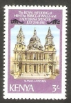 Sellos de Africa - Kenya -  Catedral St. Paul