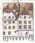 Sellos de Europa - Austria -  casas típicas
