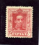 Stamps Spain -  Alfonso XIII. Tipo Vaquer