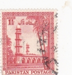 Sellos de Asia - Pakistn -  mezquita
