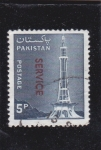Stamps Pakistan -  Atalaya -SERVICE