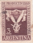 Stamps Argentina -  Congreso Nacional de Productividad
