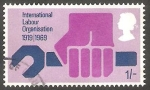 Stamps United Kingdom -  561 - 50 Anivº de la Organización Internacional del Trabajo