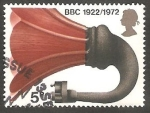 Stamps United Kingdom -  666 - 50 Anivº de la BBC