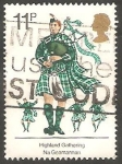 Stamps United Kingdom -  801 - Gaitero escocés
