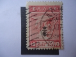Stamps Greece -  Hermes. Serie:Hermes y Iris-Mitología, Dioses.