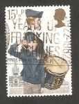 Stamps United Kingdom -  1039 - 75 anivº de los scouts