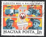 Stamps : Europe : Hungary :  gerra