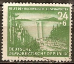 Stamps Germany -   Ayuda a las víctimas de las inundaciones(DDR).