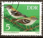Sellos de Europa - Alemania -   Conservación, pájaros cantores,Reyezuelo(DDR).