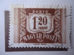 Stamps Hungary -  Magyar Posta. Cifras - S/j244 - 1958.