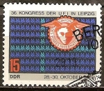 Sellos de Europa - Alemania -  36a Congreso de UFI-DDR.