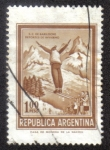Sellos de America - Argentina -  Ski Jumper