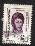 Stamps : America : Argentina :  José Francisco de San Martín (1778-1850)