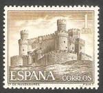 Stamps Spain -  1744 - Castillo Manzanares el Real, Madrid