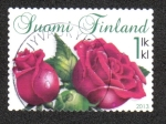 Stamps Finland -  Flores