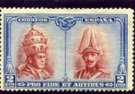 Stamps Spain -  Pro Catacumbas de San Dámaso en Roma. Serie para Toledo