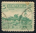 Stamps Spain -  BENEFICIENCIA DIPUTACION PROVINCIAL DE CADIZ