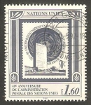 Sellos de America - ONU -  215 - 40 anivº de APNU, Administración Postal de Naciones Unidas