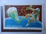 Stamps Nicaragua -  Vuelo Espacial - McDivitt y White.