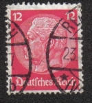 Stamps : Europe : Germany :  Paul von Hindenburg (1847-1934), 2nd President