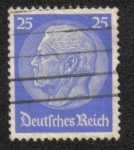 Stamps : Europe : Germany :  Paul von Hindenburg (1847-1934), 2nd President