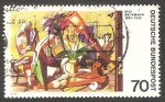 Stamps Germany -  673 - Pintura de Max Beckmann