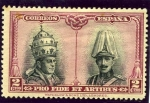 Stamps Spain -  Pro Catacumbas de San Dámaso en Roma. Serie para Santiago de Compostela
