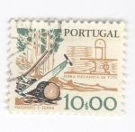 Stamps Portugal -  Cortado a sierra-Sierra mecánica