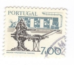Stamps Portugal -  Prensa tipográfica manual-Rotativa