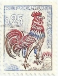 Stamps France -  SERIE GALLO DE DECARIS. VALOR FACIAL 0.25 FF. YVERT FR 1331