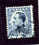 Stamps Spain -  Alfonso XIII. Tipo Vaquer de perfil