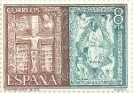 Stamps Spain -  ORFEBRERIA ESPAÑOLA. EVANGELIARIO DE RONCESVALLES. EDIFIL 2246