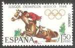 Stamps Spain -   1886 - XIX juegos olimpicos en Mejico