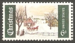 Stamps United States -  887 - Navidad