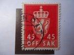 Stamps Norway -  Escudo (S/073)
