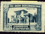 Stamps Spain -  Pro Union Iberoamericana. Pabellon de Cuba