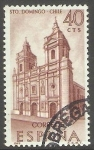 Sellos de Europa - Espa�a -  1939 - Convento de Santo Domingo, Santiago de Chile