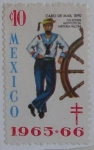 Stamps : America : Mexico :  cabo de mar 1890
