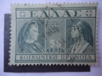 Stamps Greece -  Realezas -Grecia.