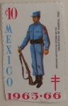 Stamps Mexico -  imfanteria de marina