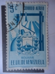 Sellos de America - Venezuela -  EE.UU de Venezuela-Estado Bolívar.