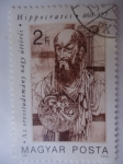 Stamps Hungary -  Hippocrates 460-377 - Pionero en la Medicina