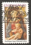 Stamps United States -  1554 - Navidad