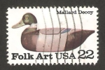 Stamps United States -  1568 - arte popular, pato decorativo